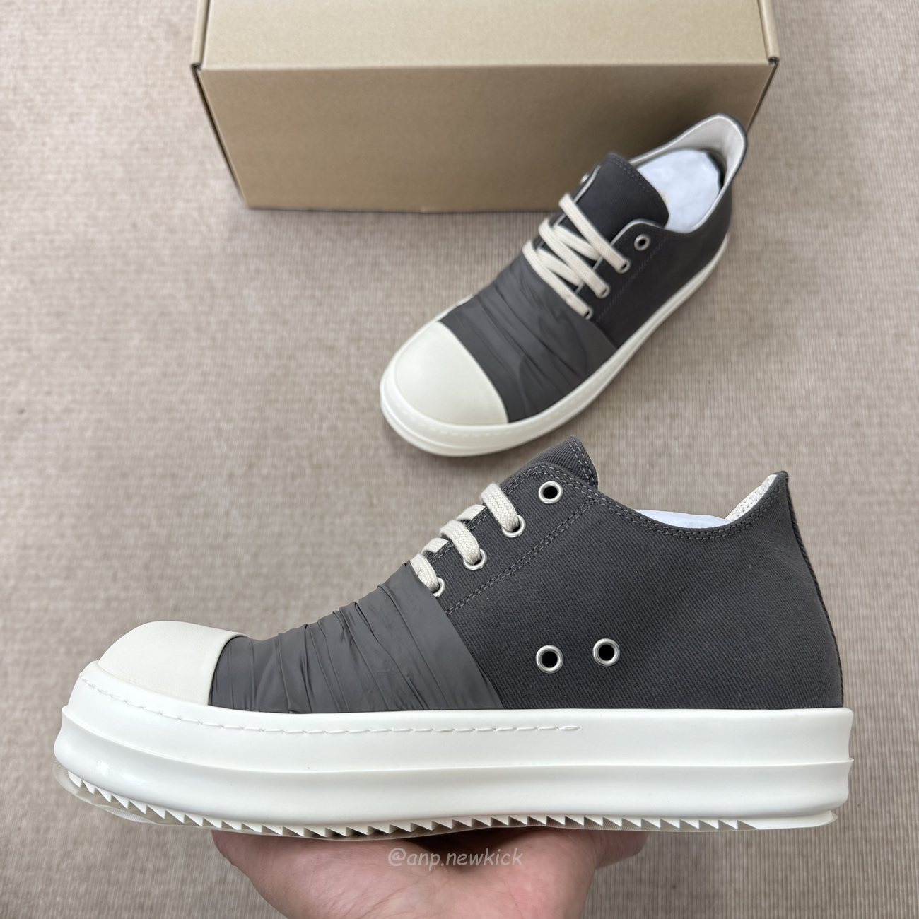 Rick Owens Drkshdw Hustler Low Dark Dust Denim Du01e3814 Donp 783411 (4) - www.newkick.vip